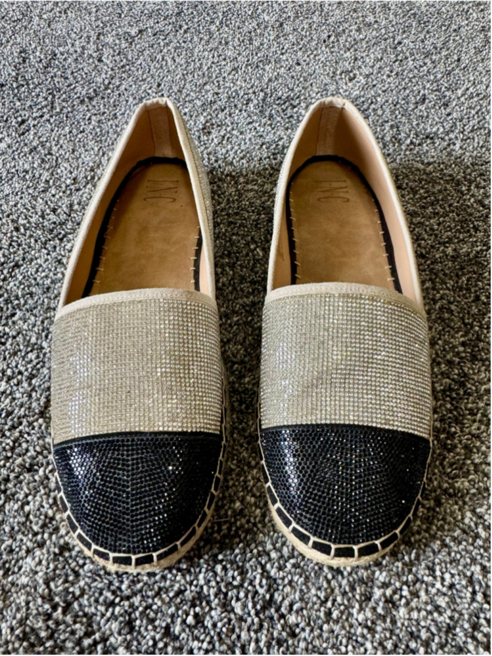 INC INTERNATIONAL CONCEPTS CORVINA RHINESTONES BLING ESPADRILLES SIZE 11 - Picture 2 of 14